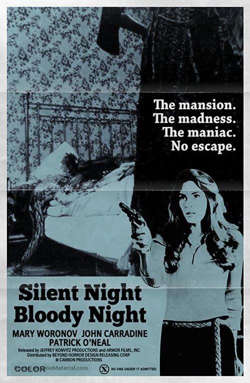 Silent Night, Bloody Night - British poster