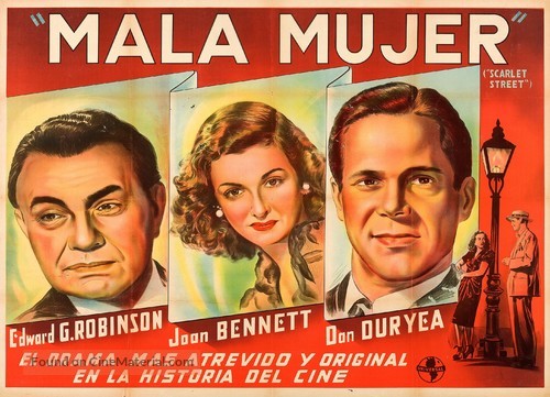 Scarlet Street - Argentinian Movie Poster
