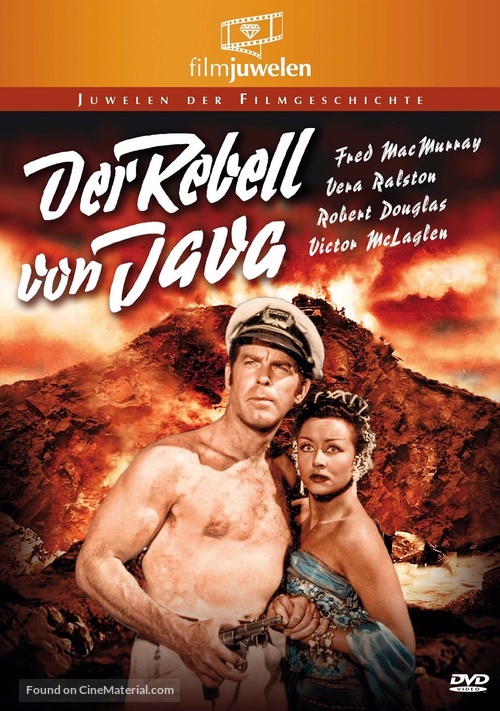 Fair Wind to Java - German DVD movie cover