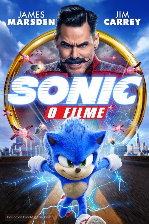 Sonic the Hedgehog - Brazilian Movie Cover