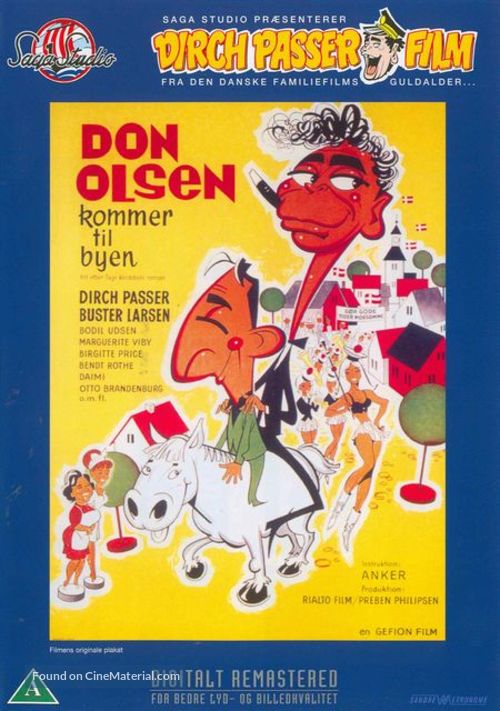 Don Olsen kommer til byen - Danish DVD movie cover