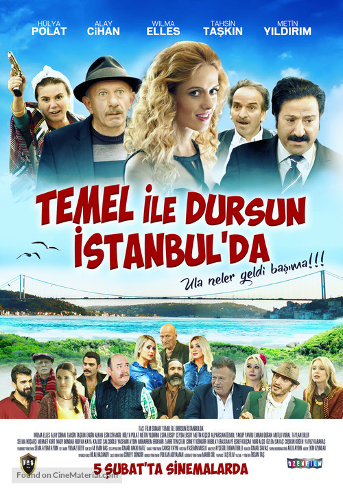 Temel ile Dursun Istanbul&#039;da - Turkish Movie Poster