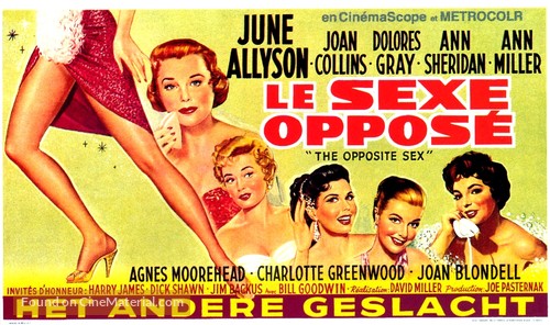 The Opposite Sex - Belgian Movie Poster