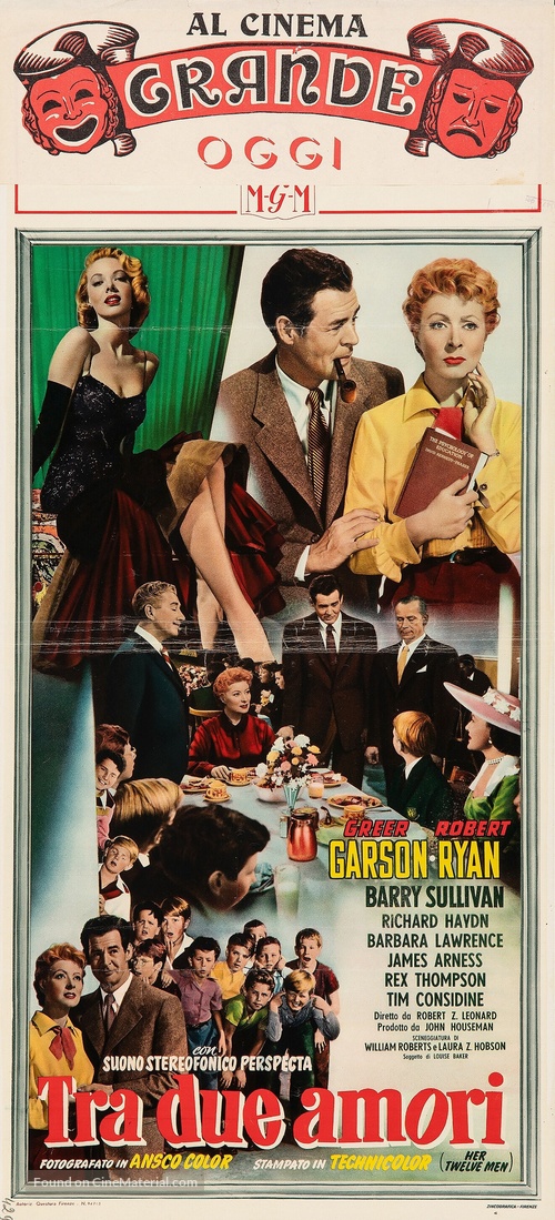 Her Twelve Men - Italian Movie Poster
