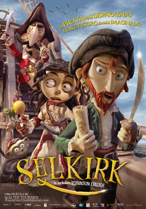 Selkirk, el verdadero Robinson Crusoe - Uruguayan Movie Poster