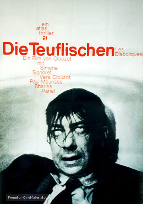 Les diaboliques - German Movie Poster