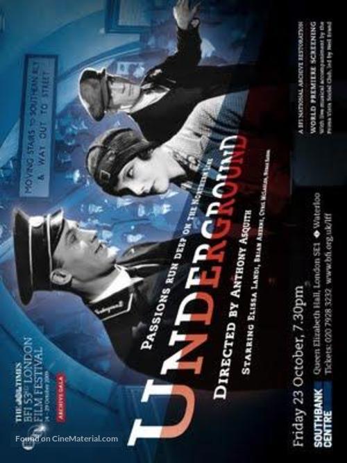 Underground - British Movie Poster