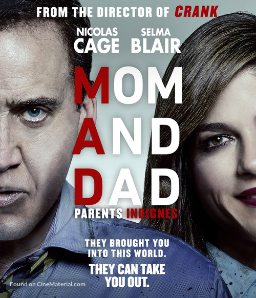 Mom and Dad - Canadian Blu-Ray movie cover