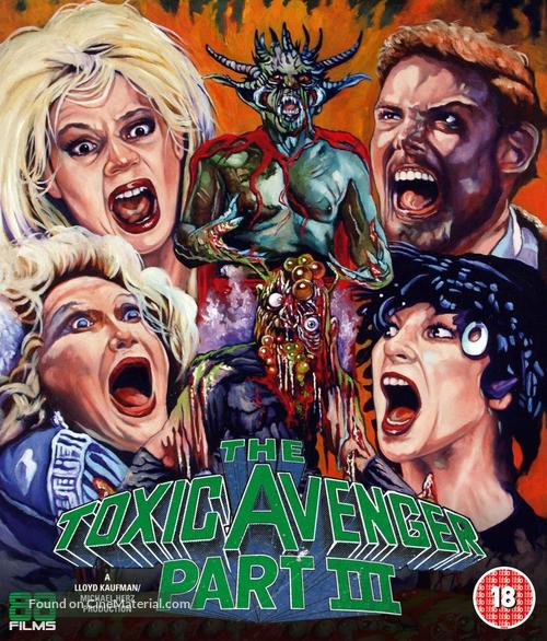 The Toxic Avenger, Part II - British Blu-Ray movie cover