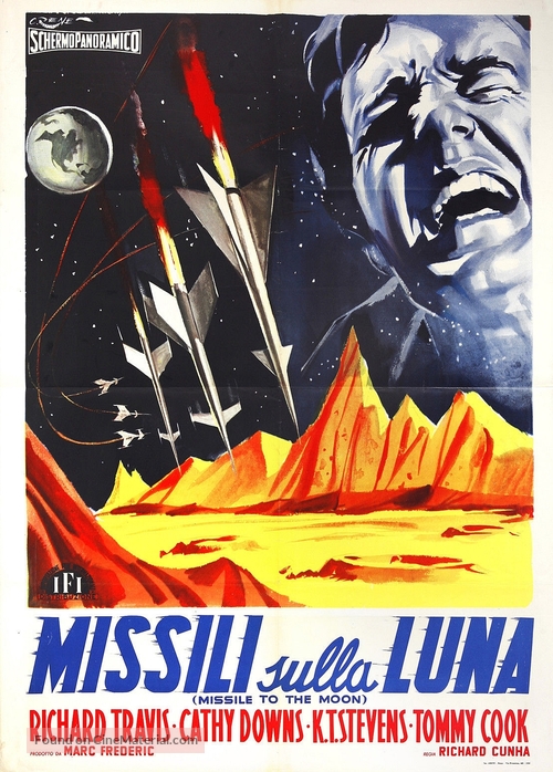 Missile to the Moon - Italian Movie Poster
