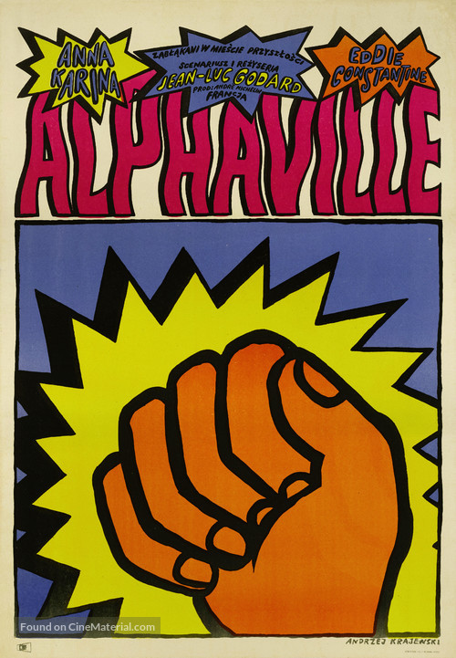 Alphaville, une &eacute;trange aventure de Lemmy Caution - Polish Movie Poster