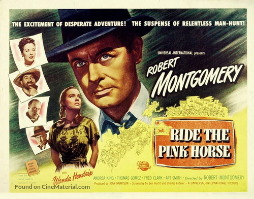 Ride the Pink Horse - Movie Poster