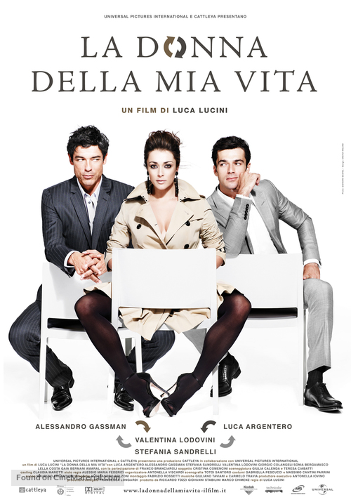 La donna della mia vita - Italian Movie Poster