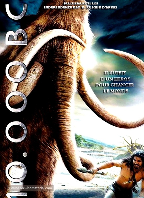 10,000 BC - French poster
