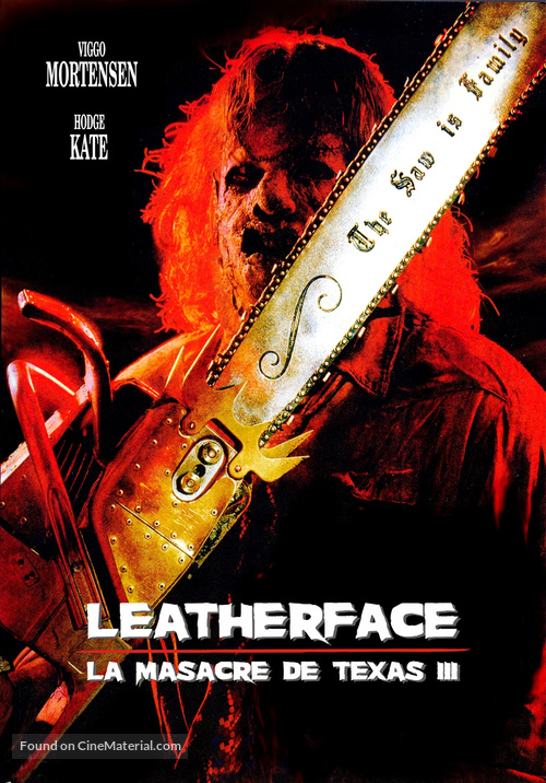 Leatherface: Texas Chainsaw Massacre III - Argentinian DVD movie cover