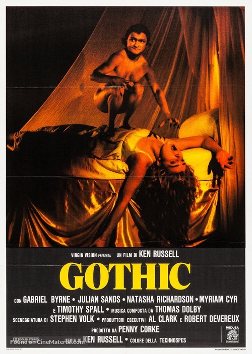 Gothic - Italian Movie Poster