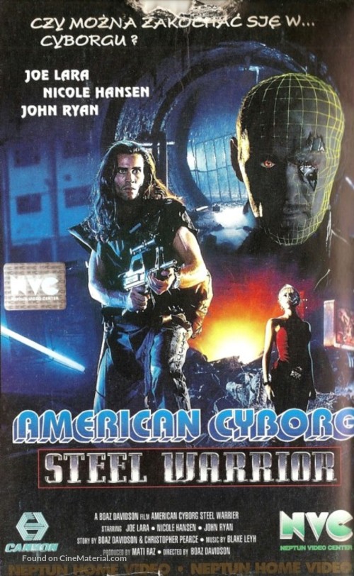 American Cyborg: Steel Warrior - Polish VHS movie cover