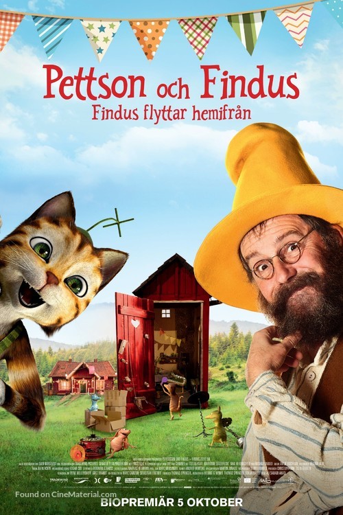 Pettersson und Findus - Findus zieht um - Swedish Movie Poster