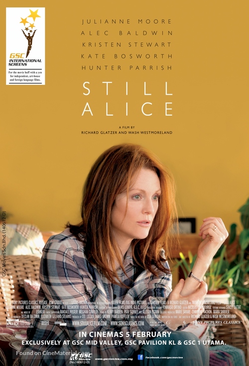 Still Alice - Malaysian Movie Poster