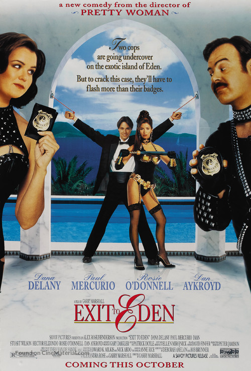 Exit to Eden - Advance movie poster