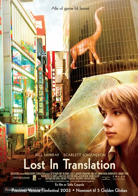 Lost in Translation - Norwegian Movie Poster