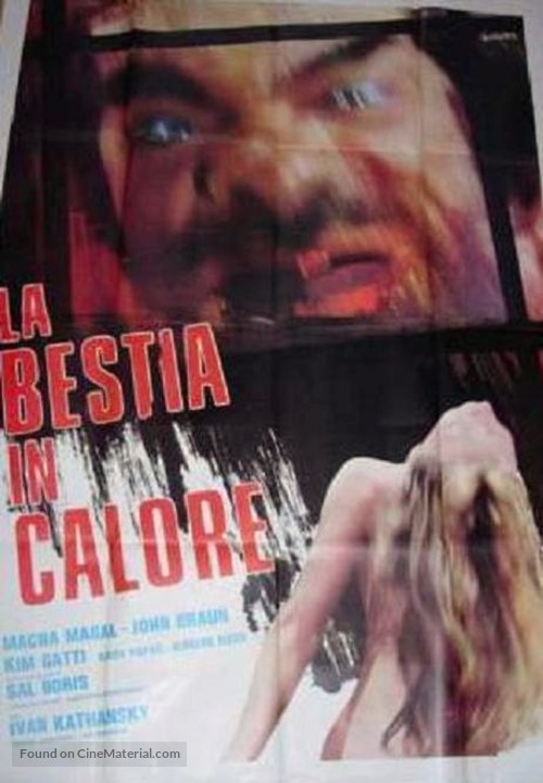 La bestia in calore - Italian Movie Poster