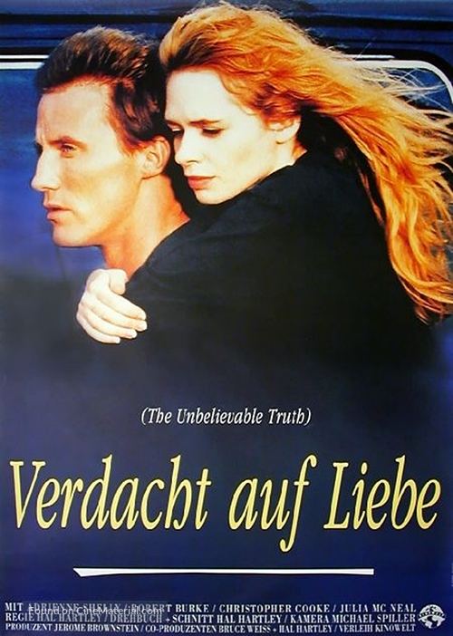 The Unbelievable Truth - German Movie Poster