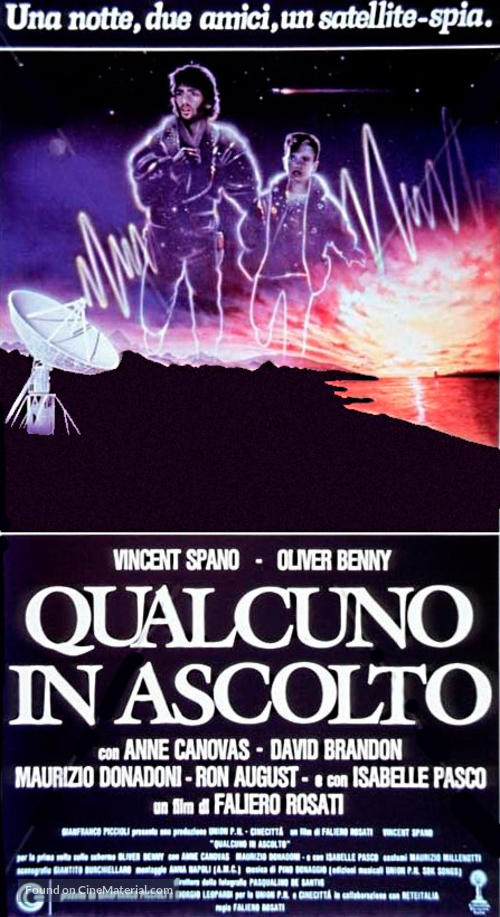 Qualcuno in ascolto - Italian Movie Poster