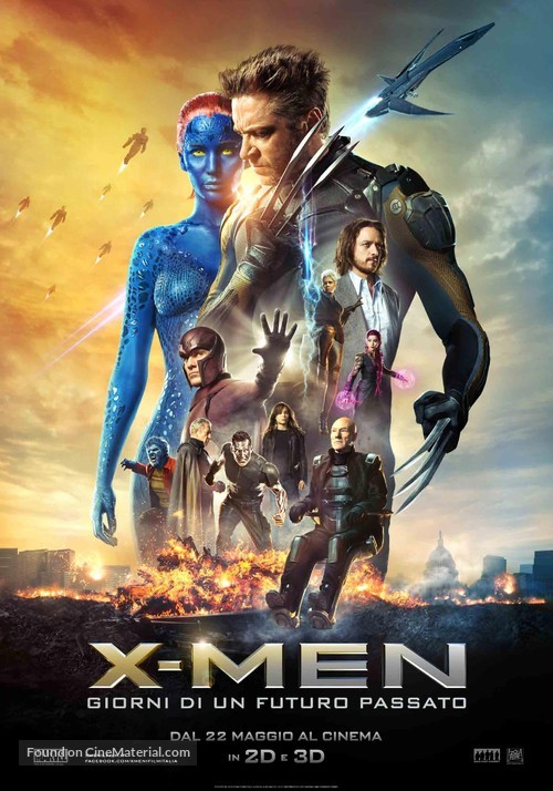 X-Men: Days of Future Past - Italian Movie Poster