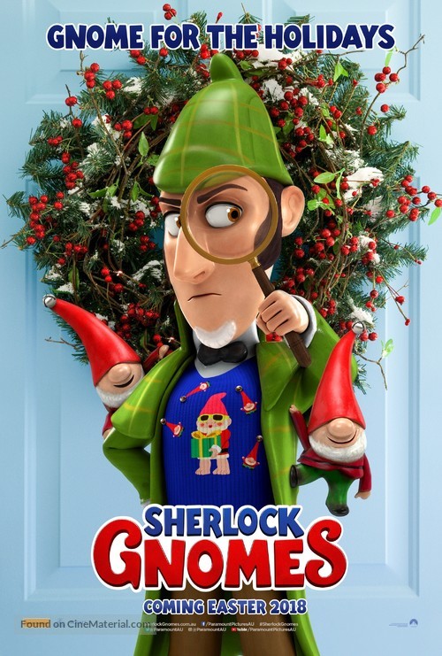 Sherlock Gnomes - Australian Movie Poster