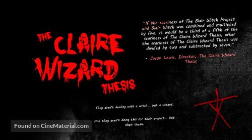 The Claire Wizard Thesis - Australian Movie Poster