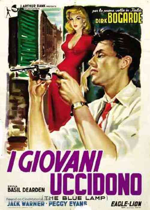 The Blue Lamp - Italian Movie Poster