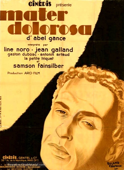 Mater dolorosa - French Movie Poster