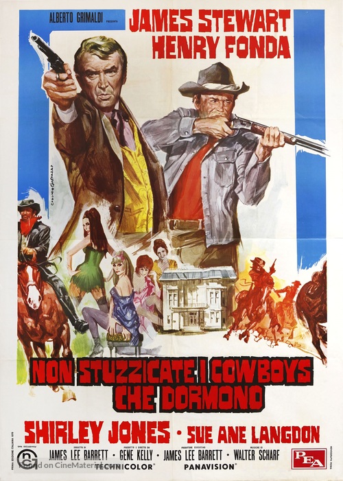 The Cheyenne Social Club - Italian Movie Poster