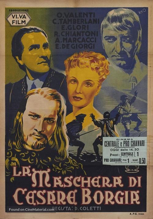 La maschera di Cesare Borgia - Italian Movie Poster