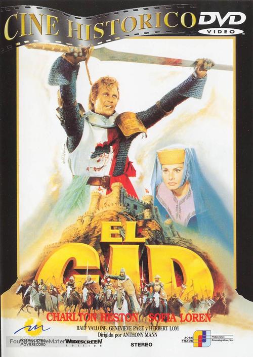 El Cid - Spanish DVD movie cover