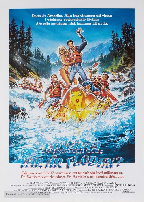 Up the Creek - Swedish Movie Poster