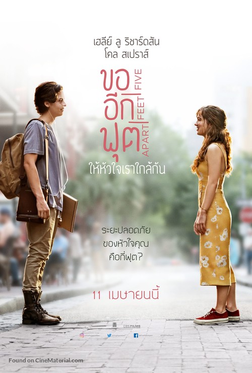 Five Feet Apart - Thai Movie Poster