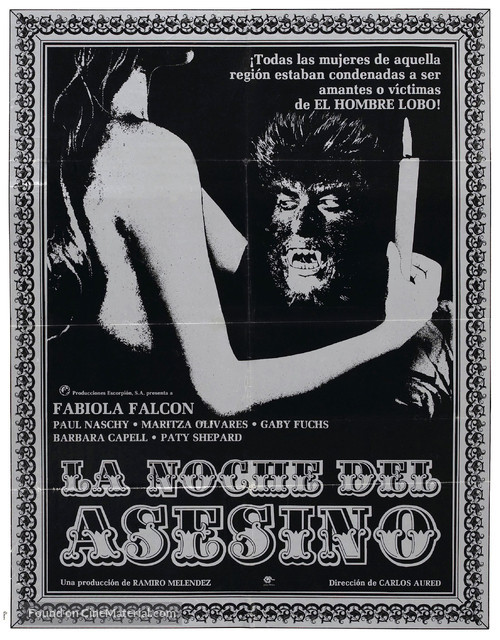 Retorno de Walpurgis, El - Mexican Movie Poster