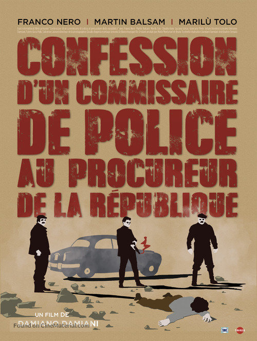 Confessione di un commissario di polizia al procuratore della repubblica - French Re-release movie poster