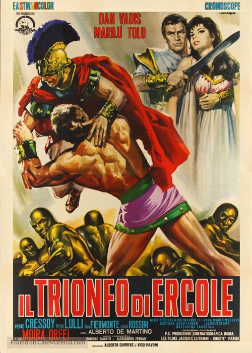 Il trionfo di Ercole - Italian Movie Poster