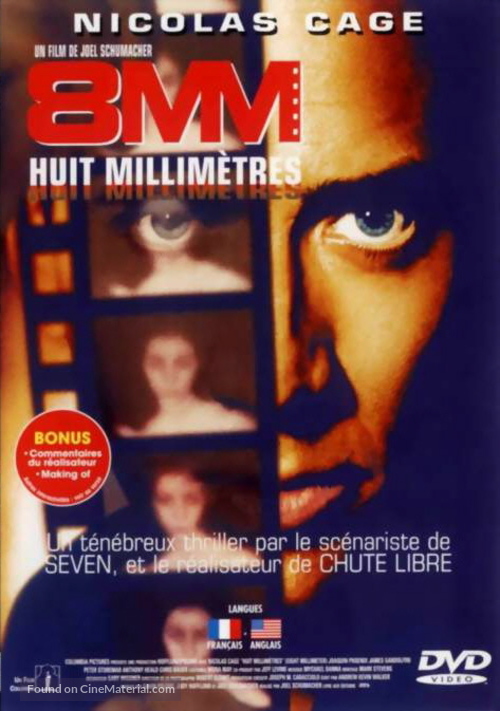 8mm - French DVD movie cover