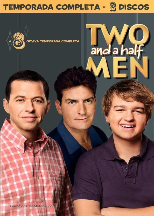 &quot;Two and a Half Men&quot; - Brazilian DVD movie cover