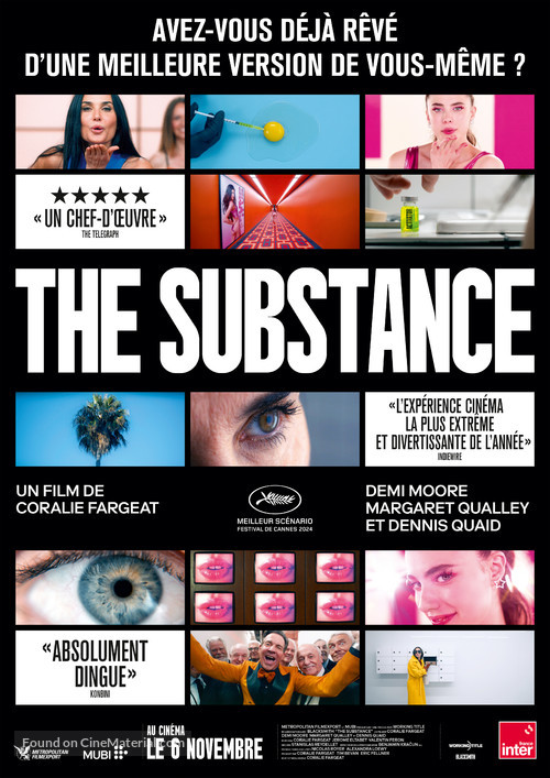 The Substance - French Movie Poster