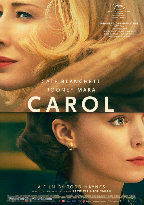 Carol - Belgian Movie Poster