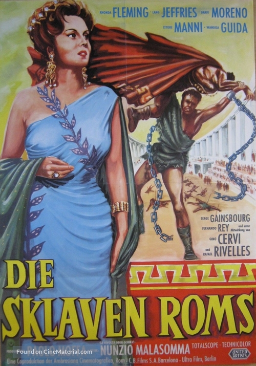 Rivolta degli schiavi, La - German Movie Poster