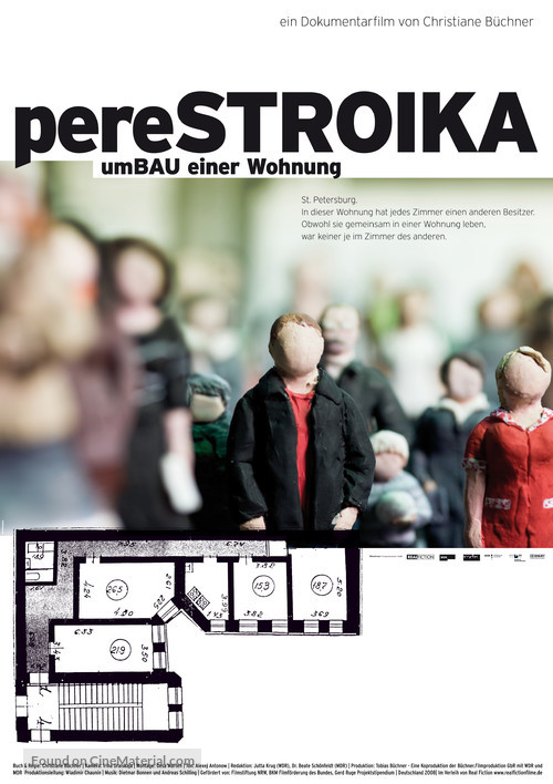 Perestroika: Reconstruction of a Flat - German Movie Poster