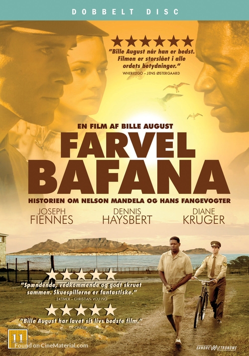 Goodbye Bafana - Danish DVD movie cover