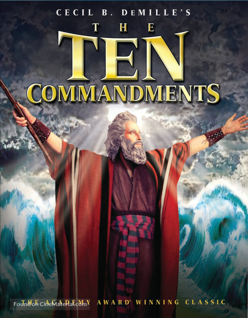 The Ten Commandments - Blu-Ray movie cover