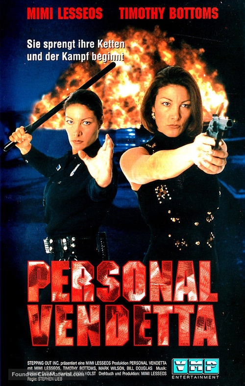 Personal Vendetta - German VHS movie cover